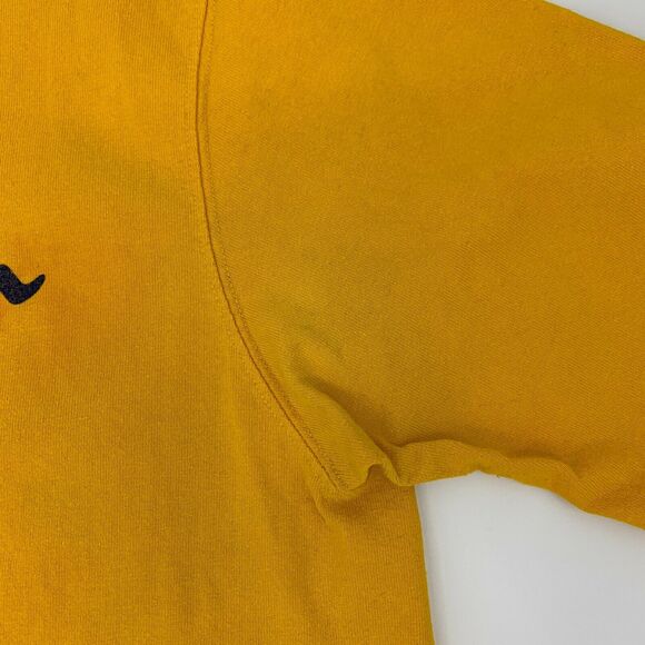 Vintage Champion Thick Cotton T Shirt Mens Size L Corn Yellow Short Sleeve *READ - Picture 6 of 10